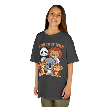 Kids' Born to Be Wild Animal Friends T-Shirt - 18 colors