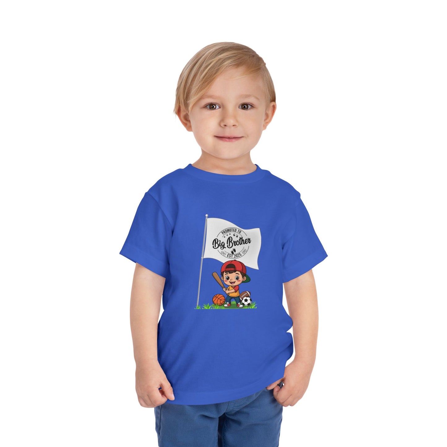 Promoted to Big Brother Cute Toddler Tee - 6 colors
