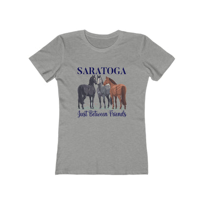Women's Saratoga Between Friends Horse T-Shirt - 5 colors
