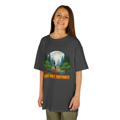 Kids' Leave Only Footprints Forest T-Shirt - 18 colors