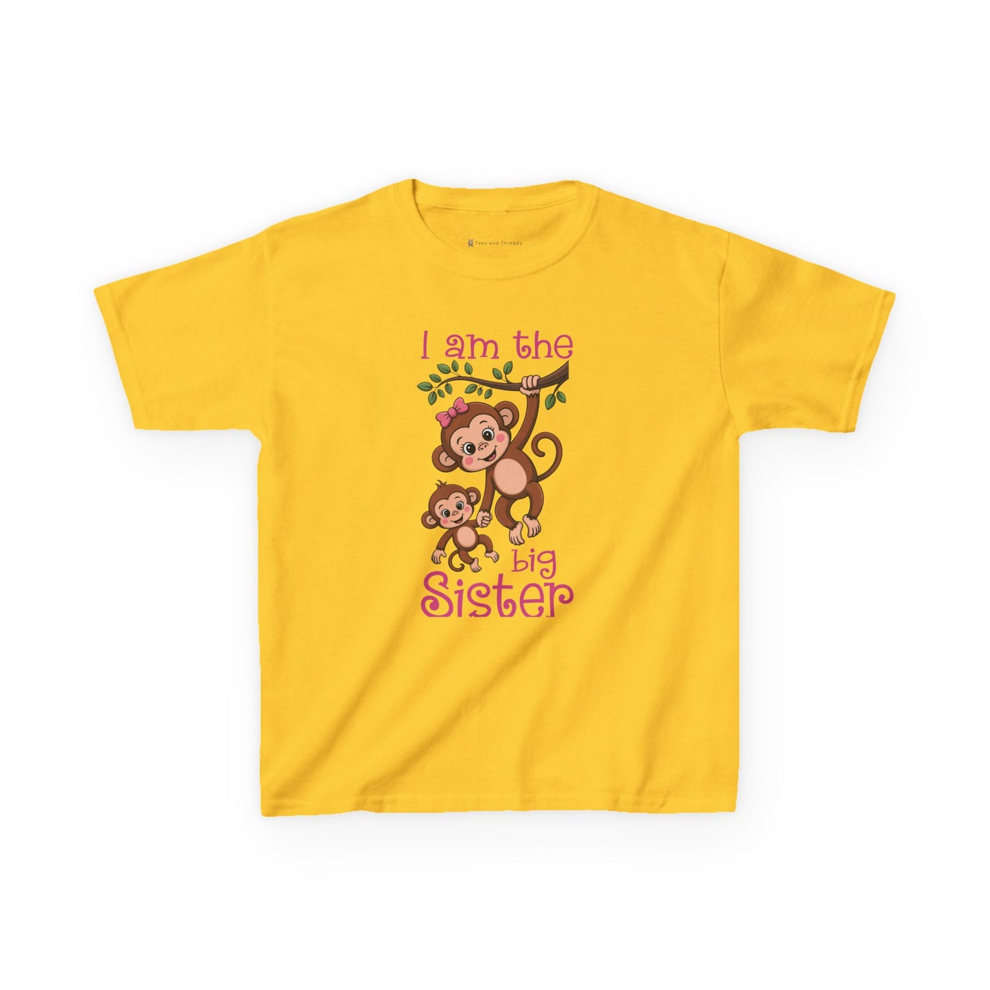 Kids' I Am The Big Sister T-Shirt - 13 colors