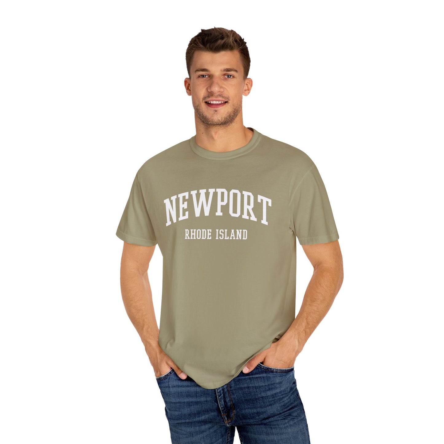 Newport Rhode Island Classic Block T-shirt - 15 colors
