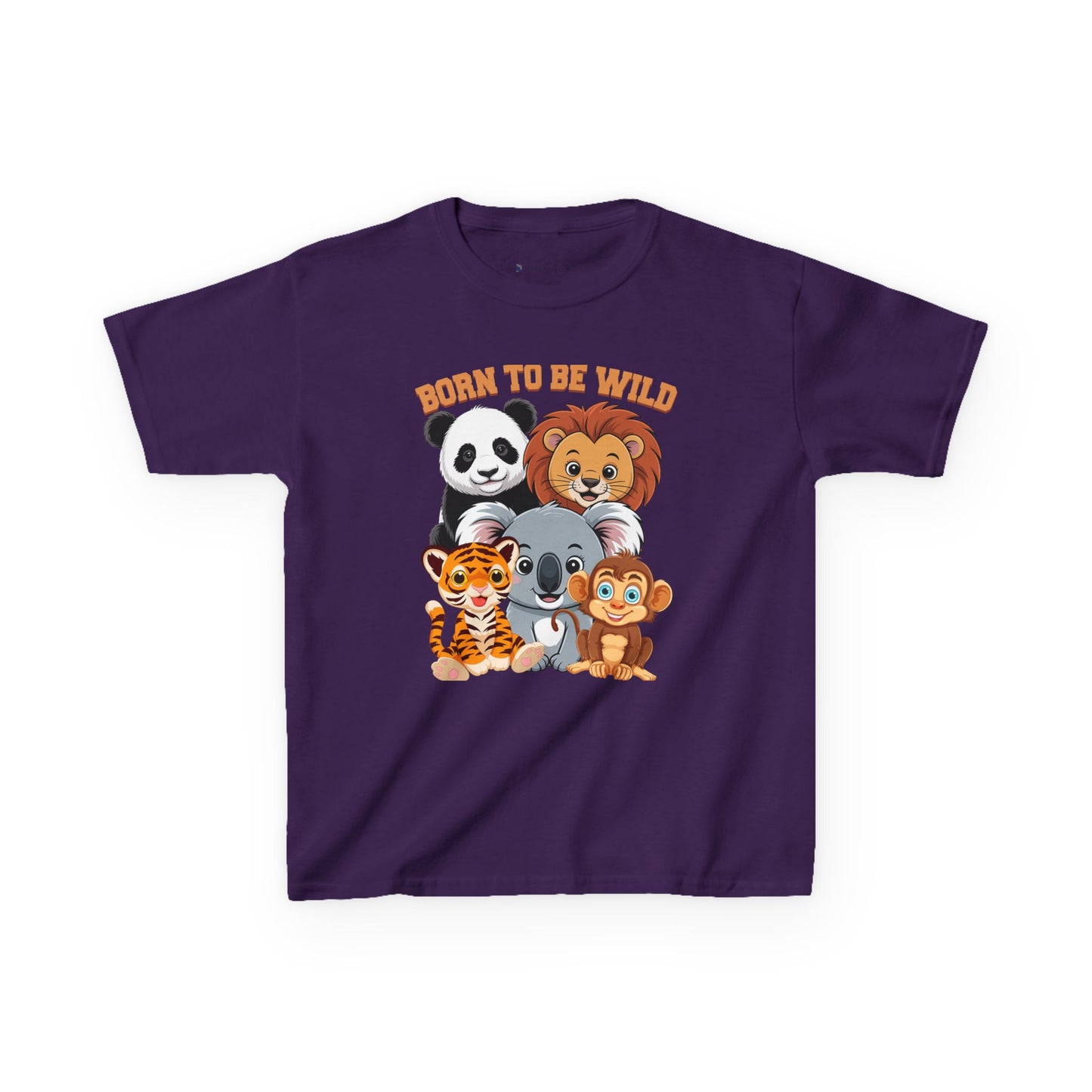 Kids' Born to Be Wild Animal Friends T-Shirt - 18 colors