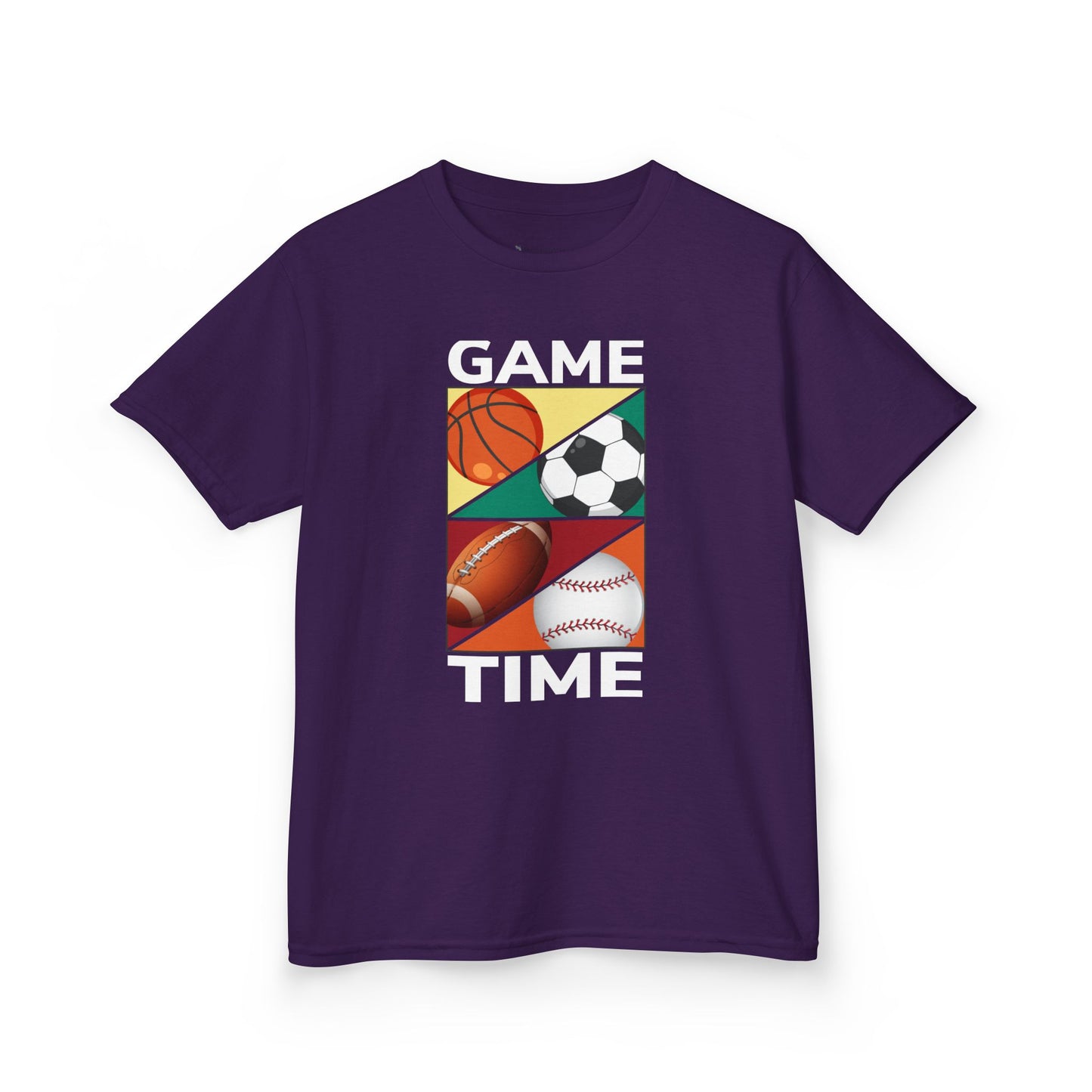 Kids' Sports Game Time T-Shirt - 16 colors
