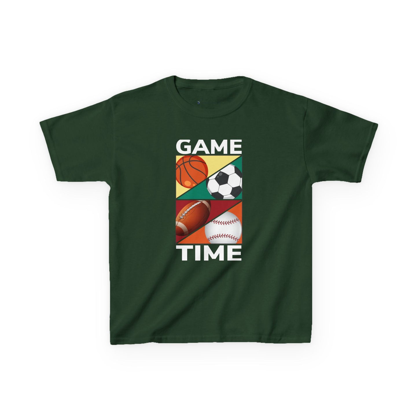 Kids' Sports Game Time T-Shirt - 16 colors