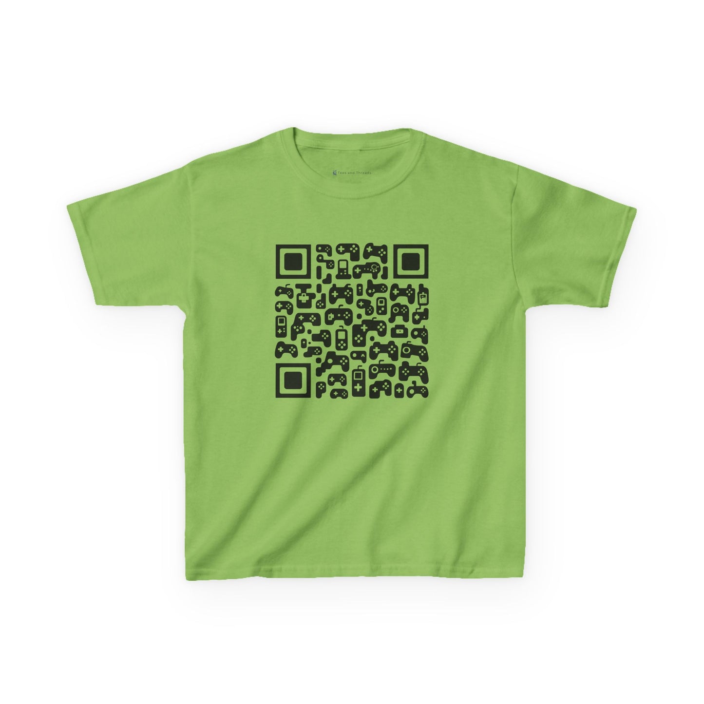 Kids' Gaming QR Code T-shirt - 7 colors