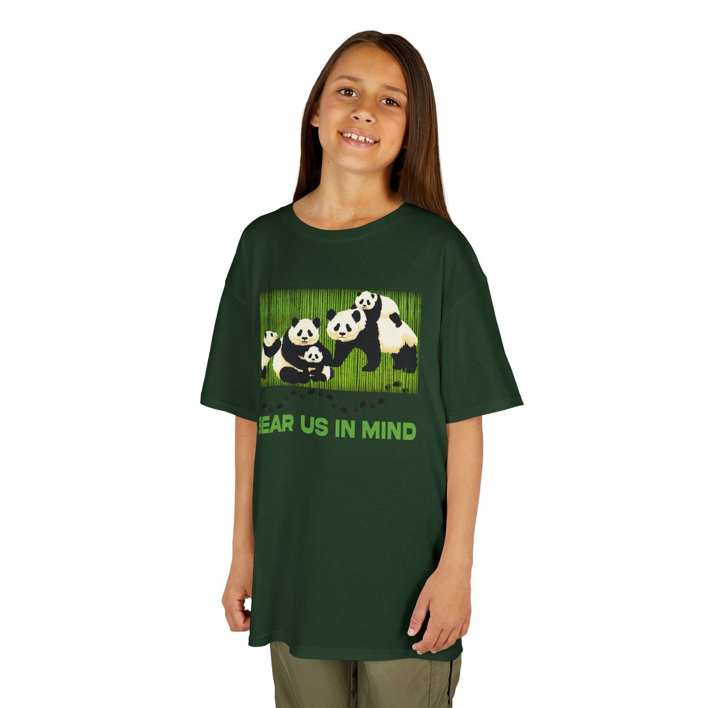 Kids' Bear Us In Mind Panda T-Shirt - 15 colors
