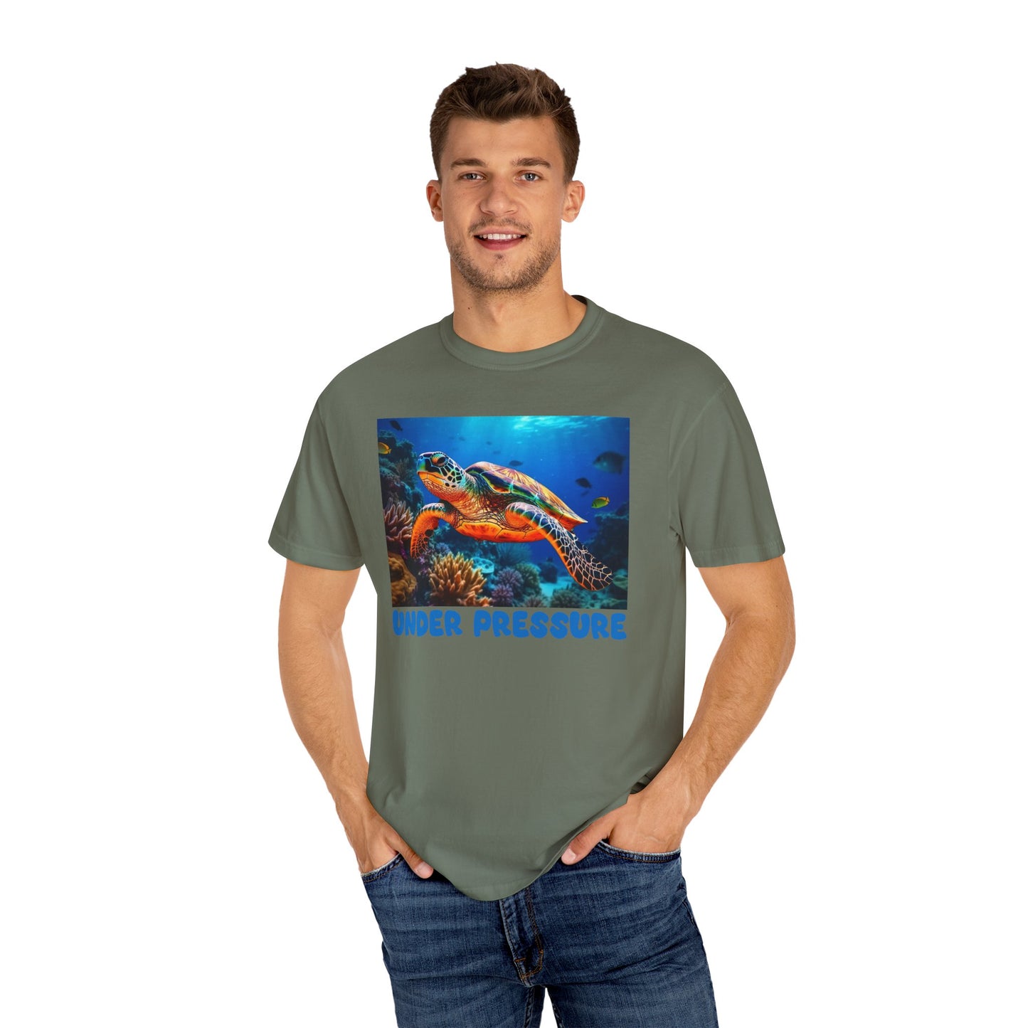 Under Pressure Sea Turtle T-Shirt - 16 colors