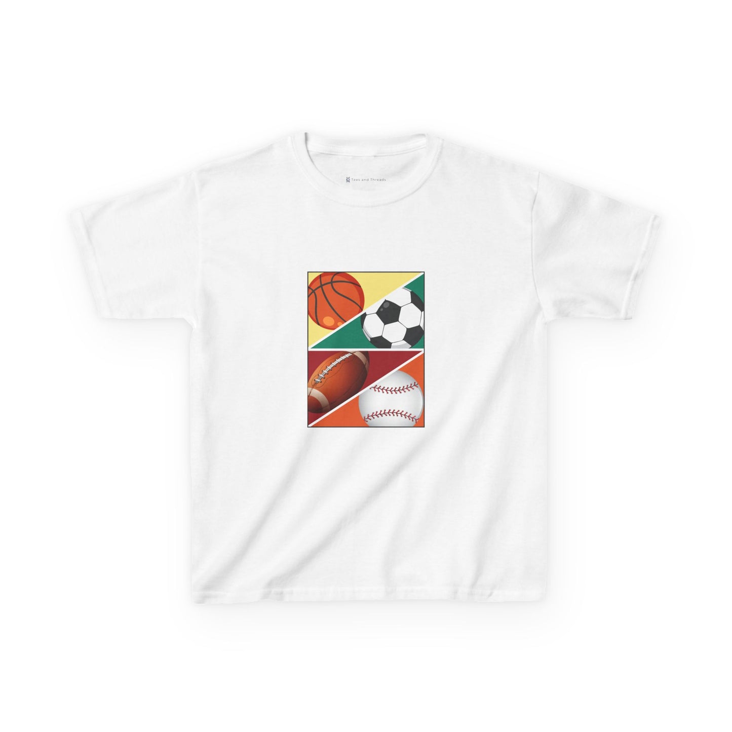 Kids' Sports Game Time T-Shirt - 16 colors