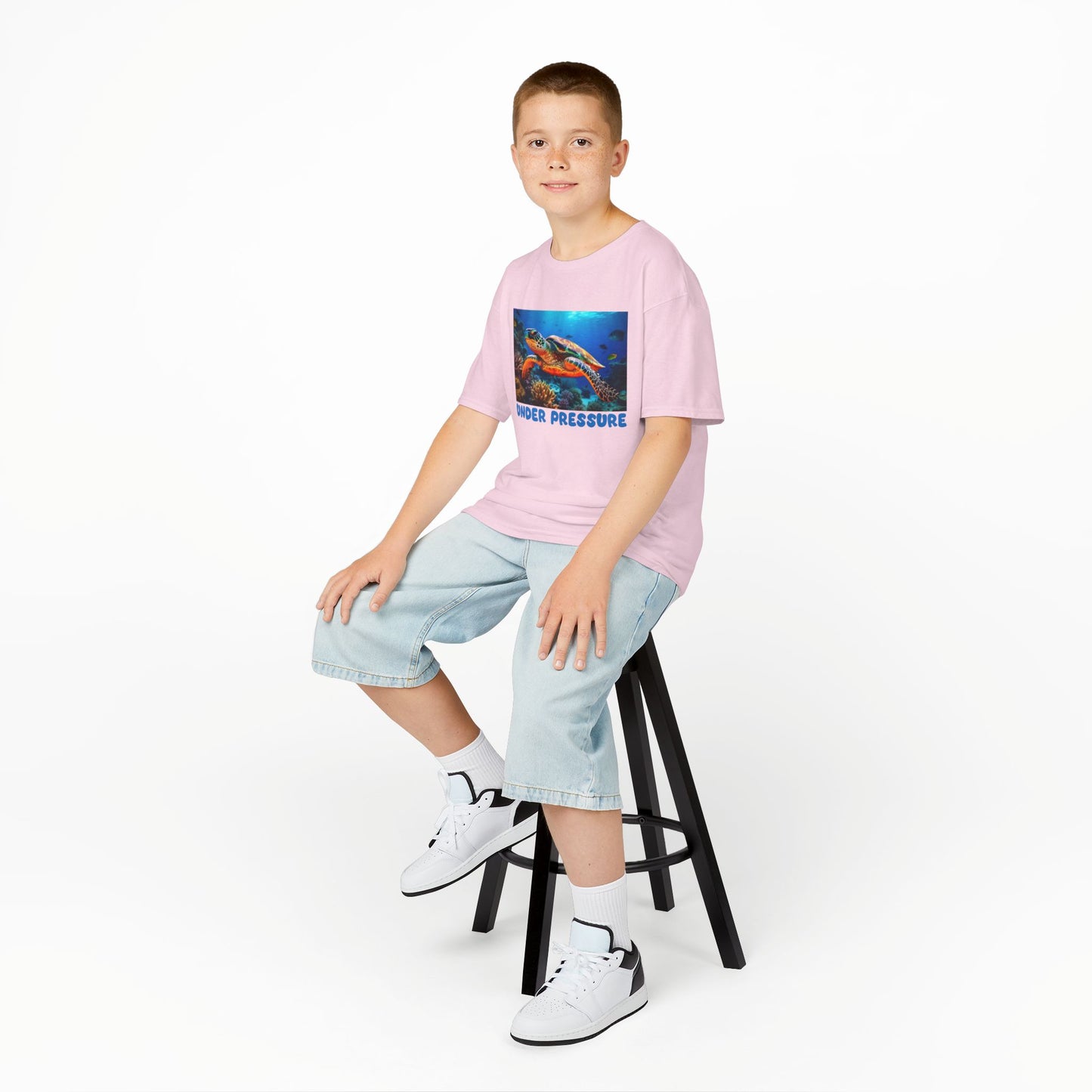 Kids' Under Pressure Sea Turtle T-shirt - 15 colors
