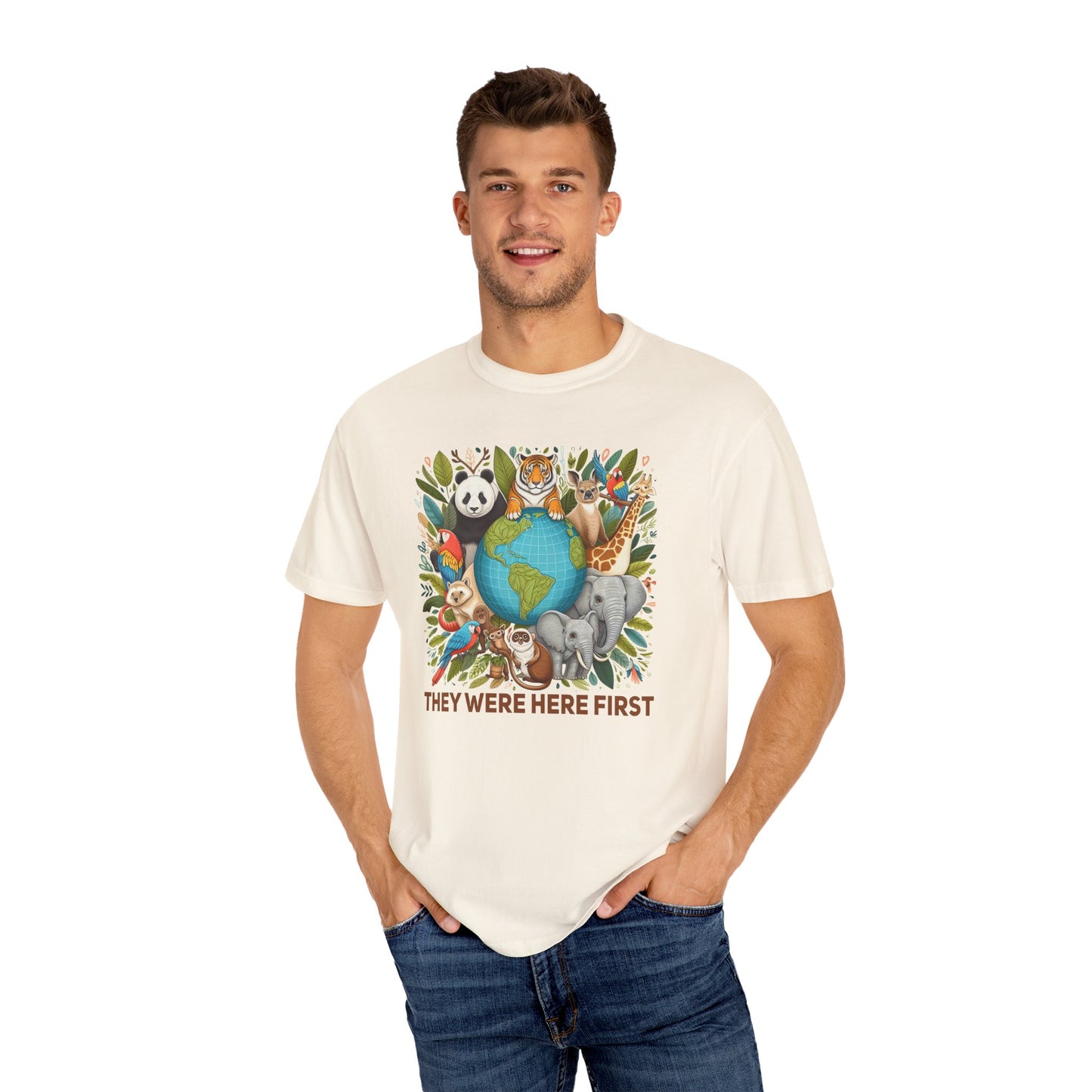 They Were Here First Animal T-shirt - 15 colors