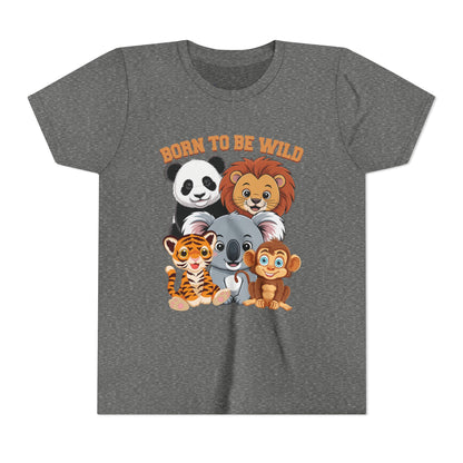 Born to Be Wild Animal Friends Kids T-Shirt