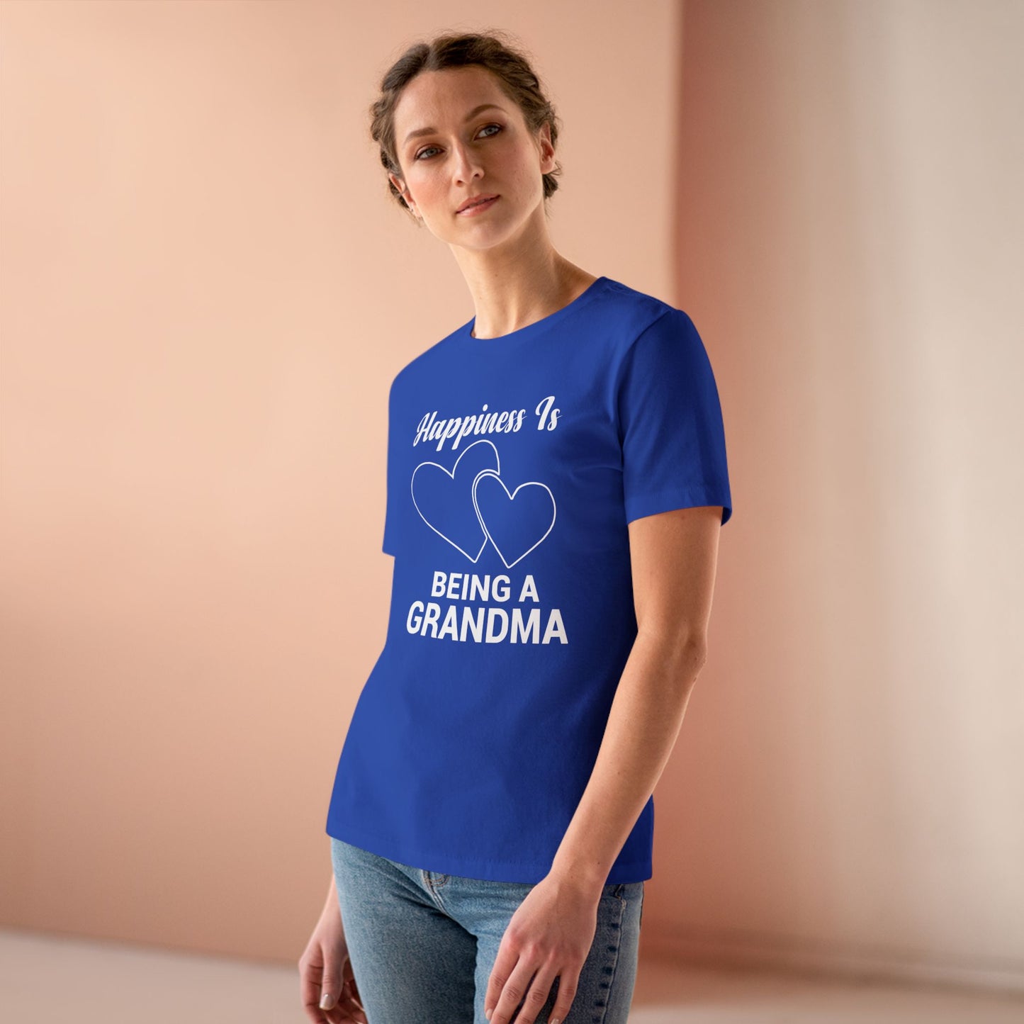Women's Happiness is Being a Grandma Semi-Relaxed T-Shirt - 6 colors