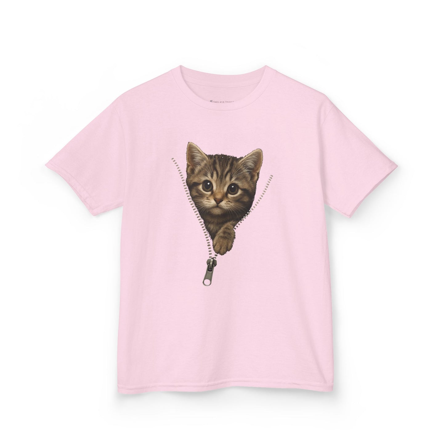 Kids' Peeking Kitten T-shirt - 14 colors