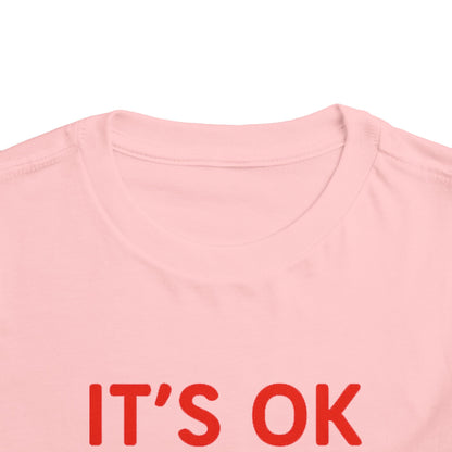 It's OK To Be Different Cute Fishy Toddler Tee - 8 colors