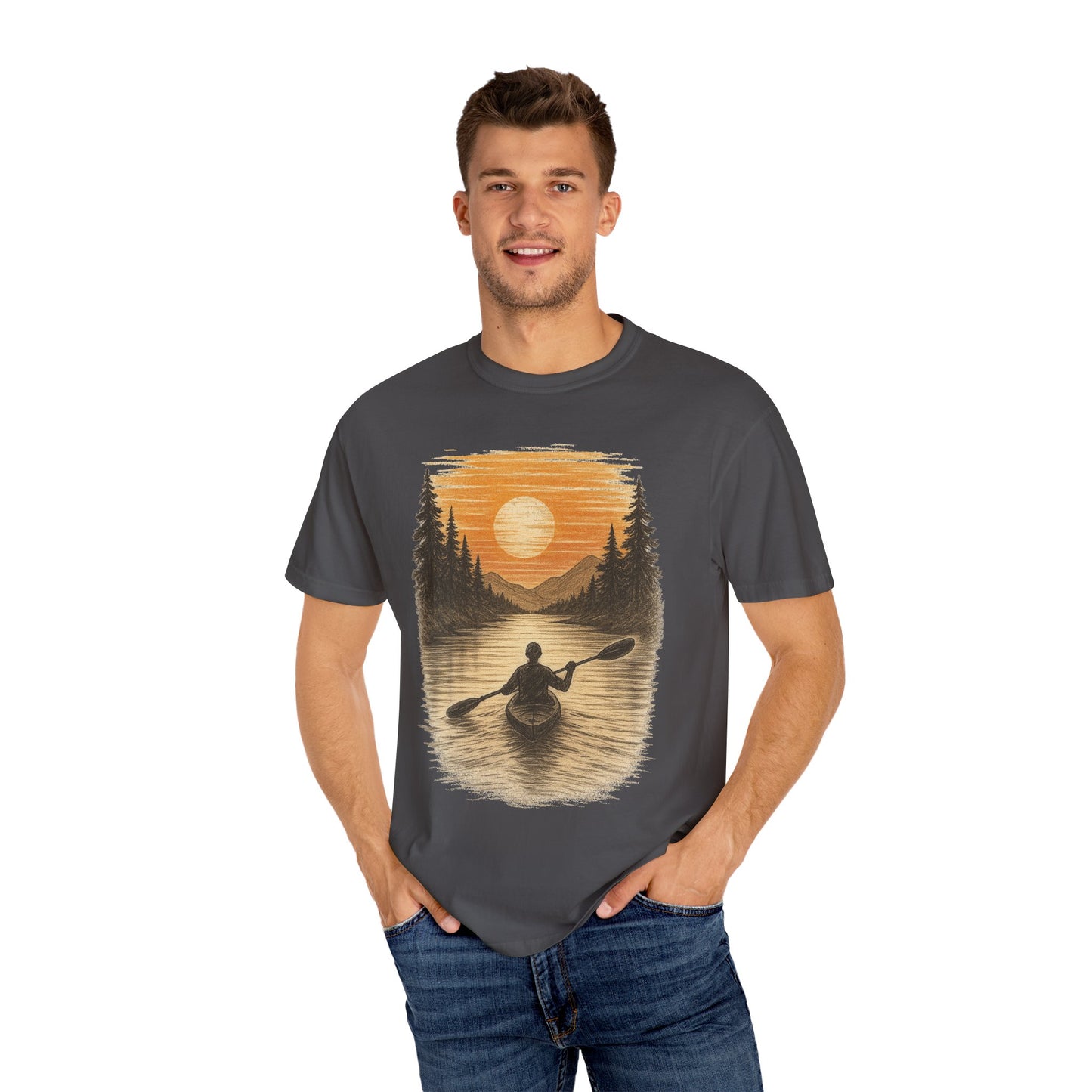 Sunset Kayak Unisex T-Shirt - 11 colors