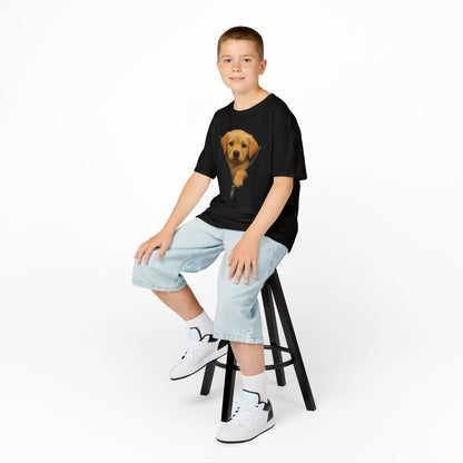 Kids' Peeking Puppy T-shirt - 15 colors