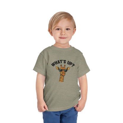 What's Up Cute Giraffe Toddler Tee - 6 colors