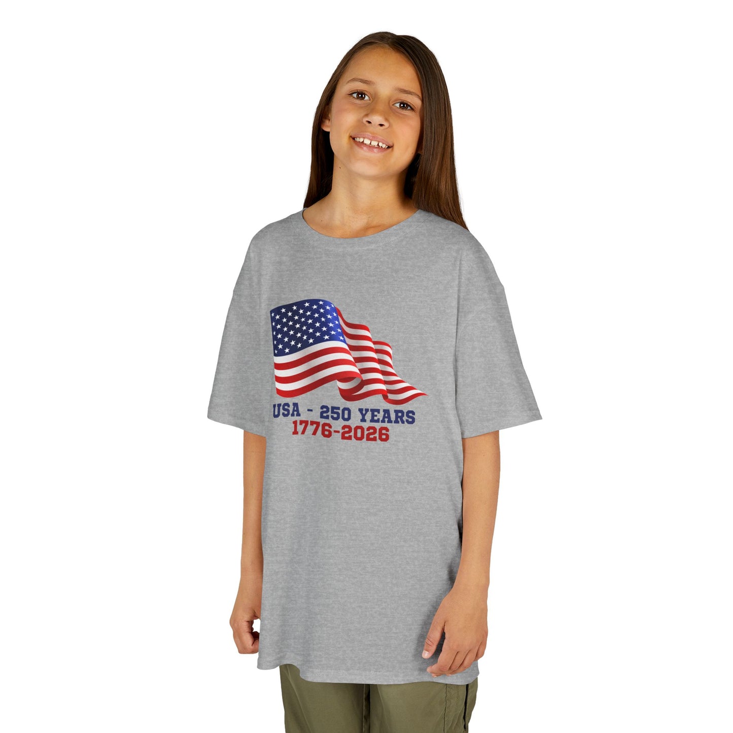 Kids' USA 250 Years Birthday 1776-2026 T-shirt - 15 colors