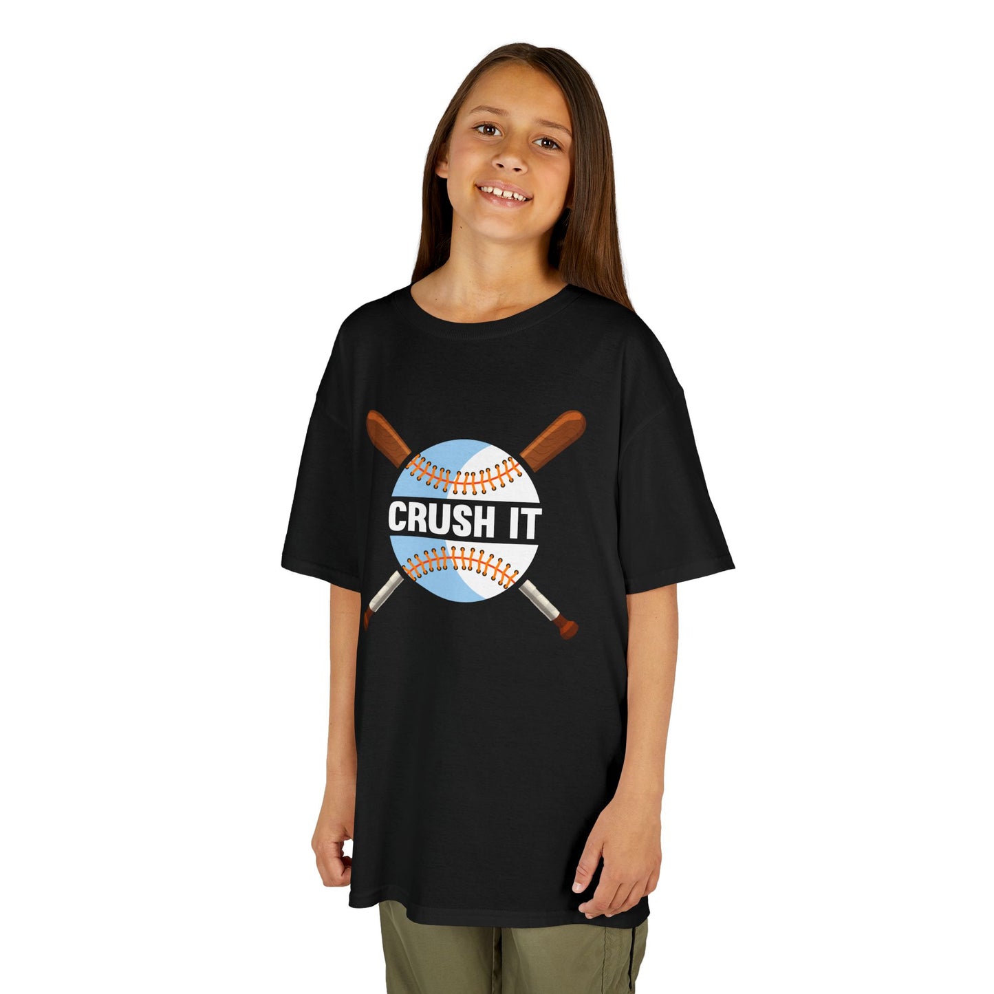 Kids' Crush It Baseball T-Shirt - 8 colors