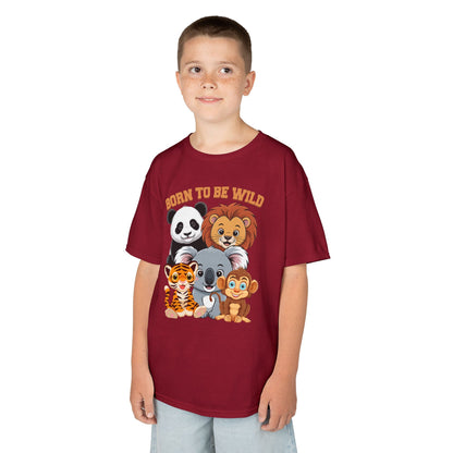 Kids' Born to Be Wild Animal Friends T-Shirt - 18 colors