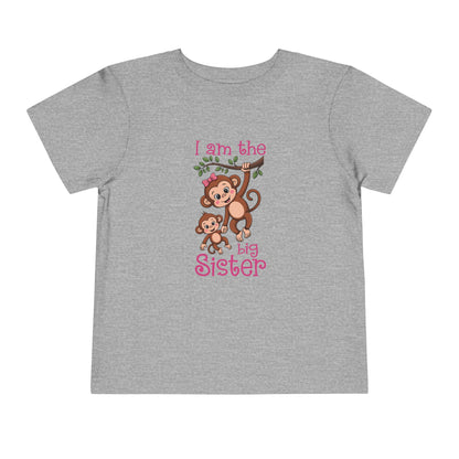 I Am The Big Sister Cute Toddler Tee - 7 colors