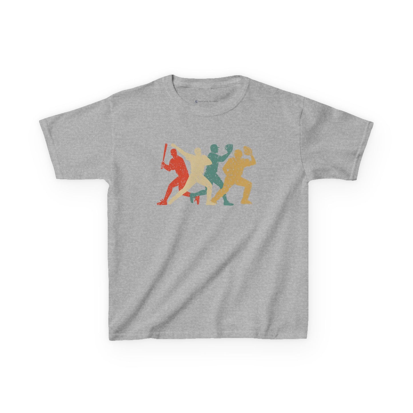 Kids' Baseball Shadows T-Shirt - 13 colors