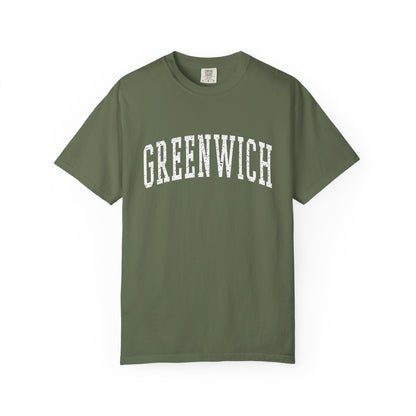 Greenwich CT Classic Block T-shirt