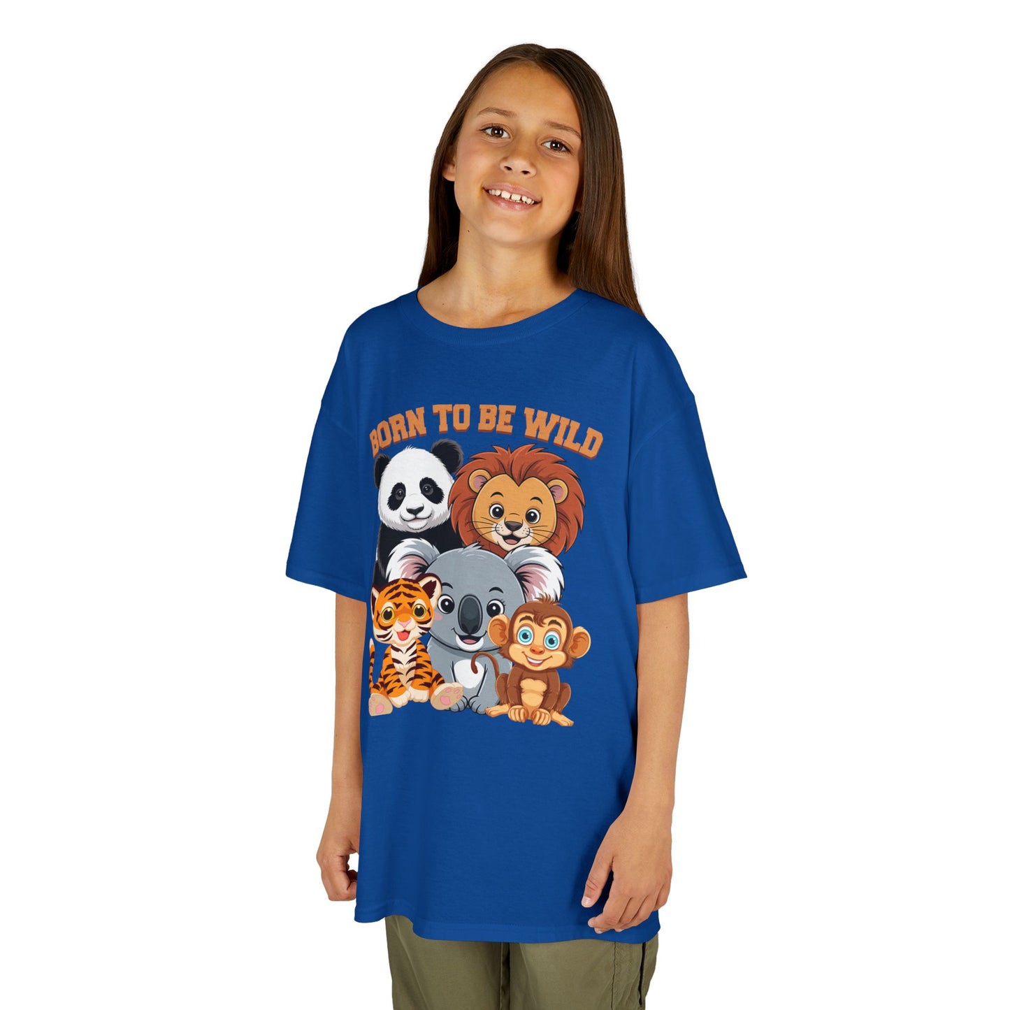 Kids' Born to Be Wild Animal Friends T-Shirt - 18 colors
