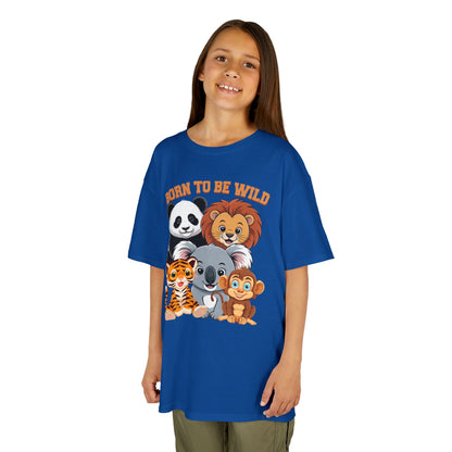Kids' Born to Be Wild Animal Friends T-Shirt - 18 colors