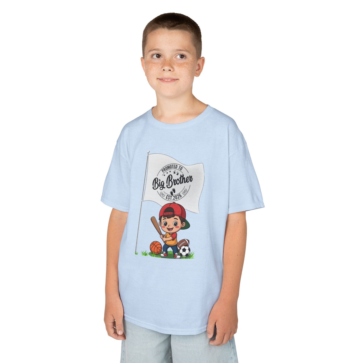 Kids' Promoted to Big Brother 2026 T-Shirt - 16 colors