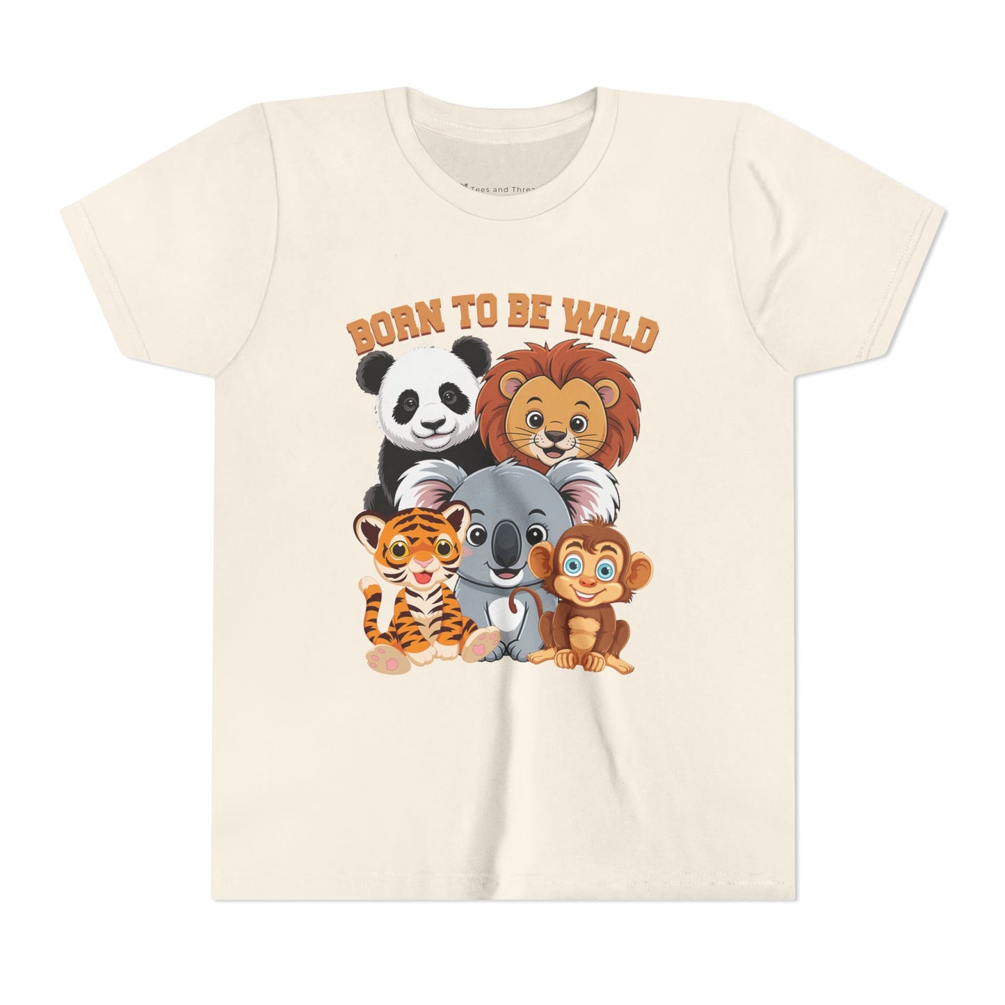 Born to Be Wild Animal Friends Kids T-Shirt