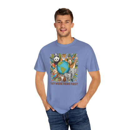 They Were Here First Animal T-shirt - 15 colors