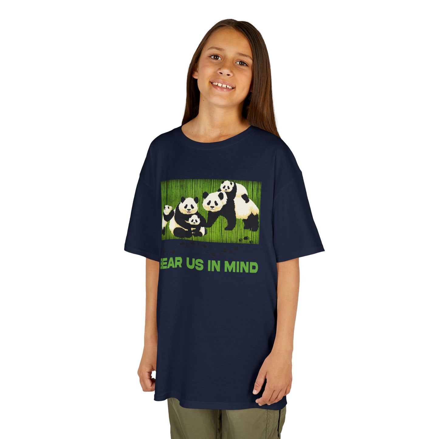 Kids' Bear Us In Mind Panda T-Shirt - 15 colors