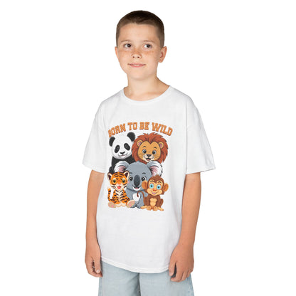 Kids' Born to Be Wild Animal Friends T-Shirt - 18 colors