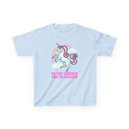Kids' Be The Unicorn and The Rainbow T-Shirt - 17 Colors