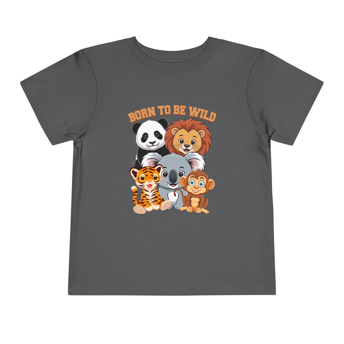 Born To Be Wild Cute Animals Toddler Tee - 8 colors