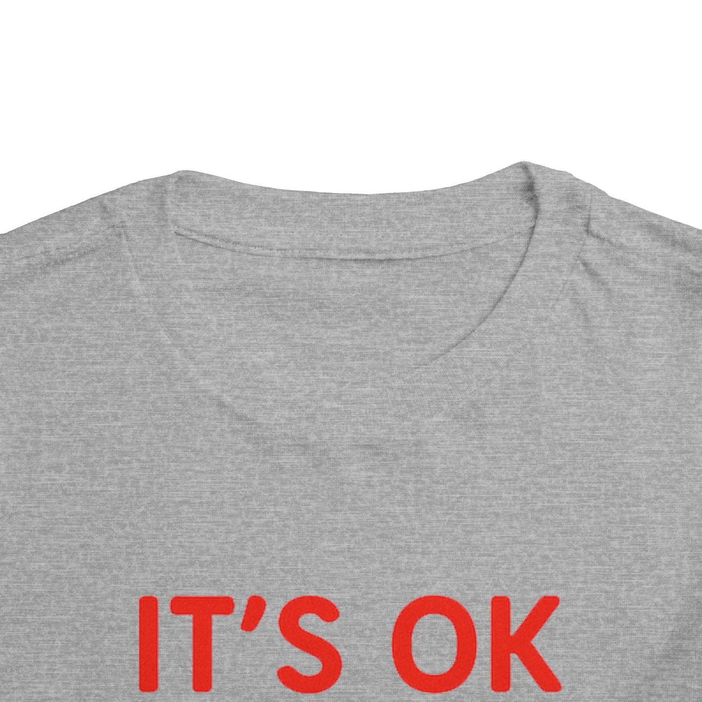 It's OK To Be Different Cute Fishy Toddler Tee - 8 colors