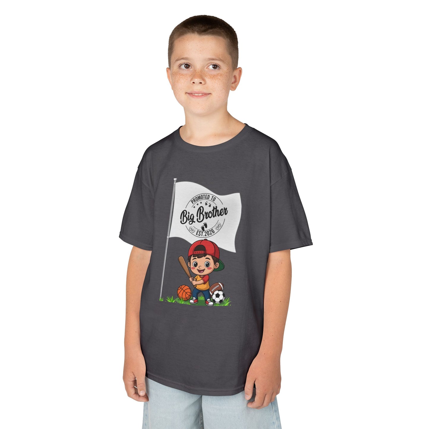 Kids' Promoted to Big Brother 2026 T-Shirt - 16 colors