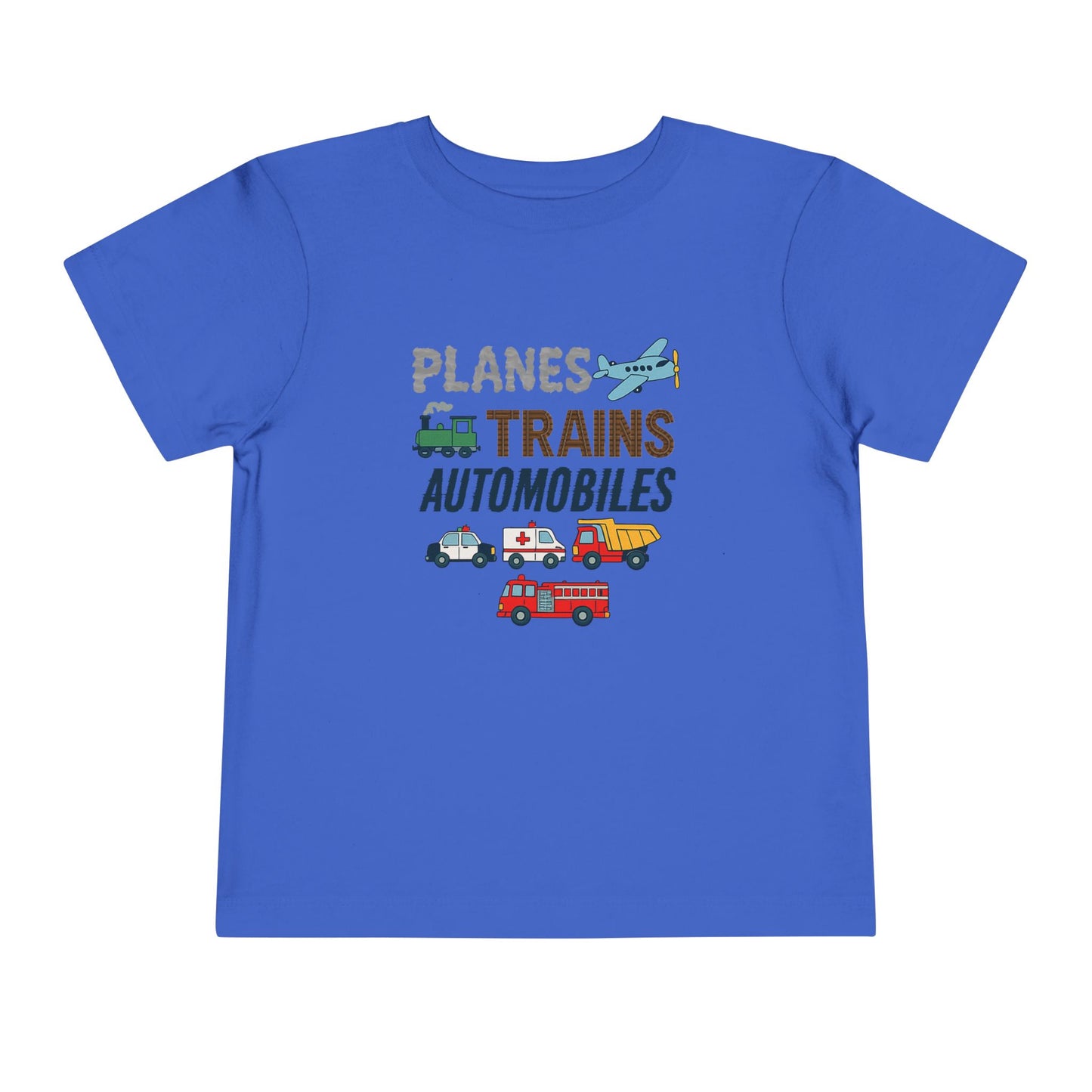 Planes, Trains, Automobiles Cute Toddler Tee - 7 colors