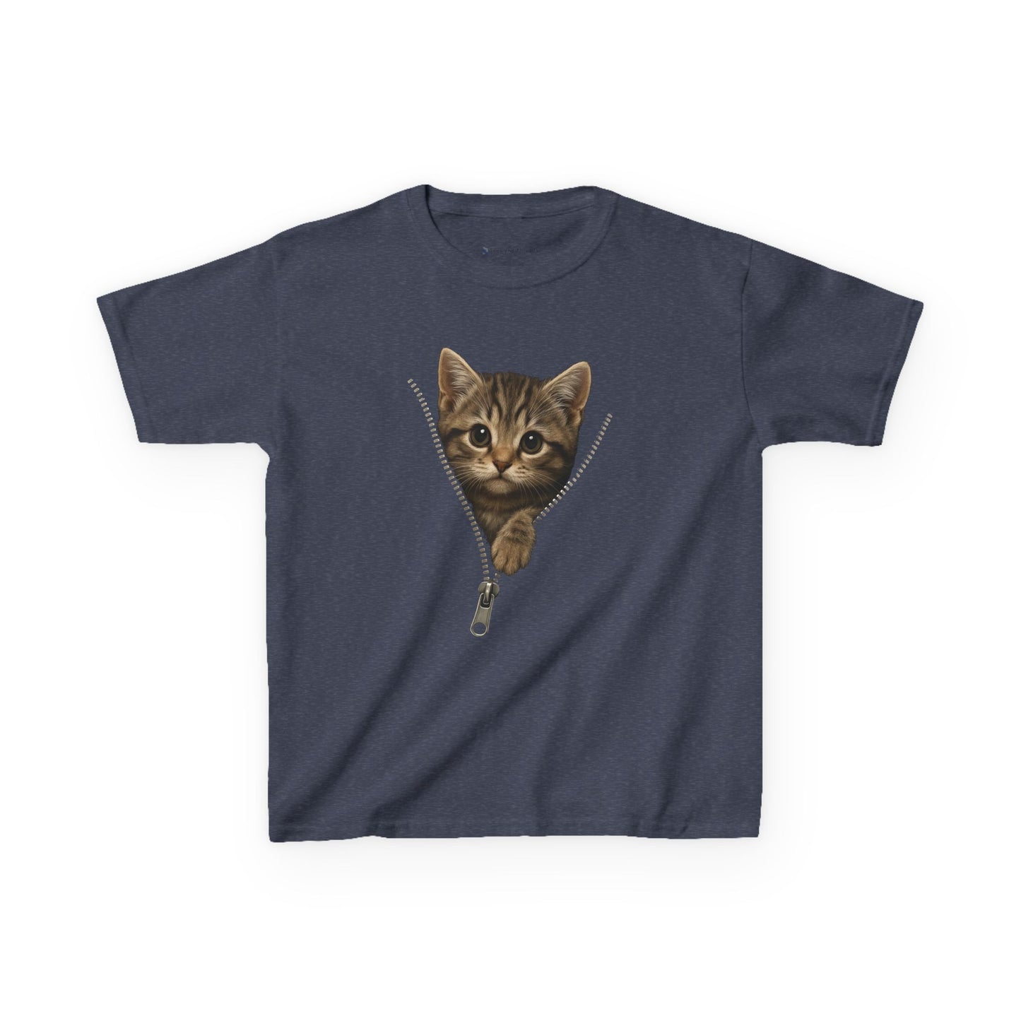 Kids' Peeking Kitten T-shirt - 14 colors
