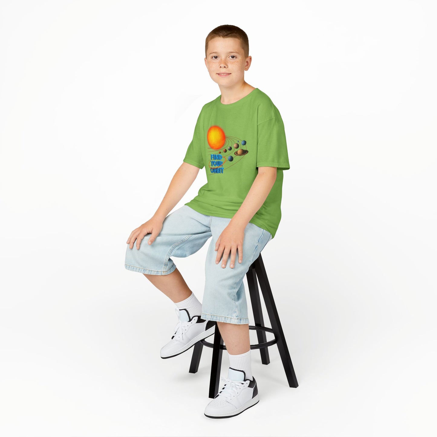 Kids' Find Your Orbit Planets T-shirt - 13 colors