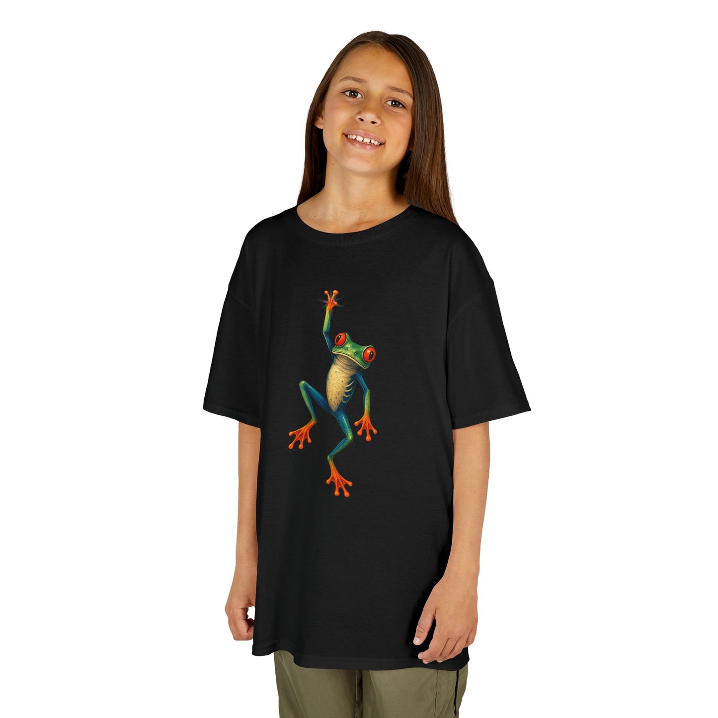 Kids' Hang On Froggy T-shirt - 14 colors