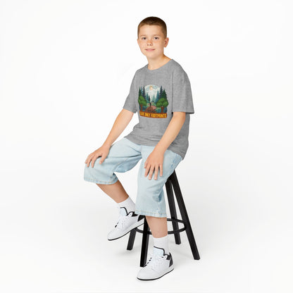 Kids' Leave Only Footprints Forest T-Shirt - 18 colors