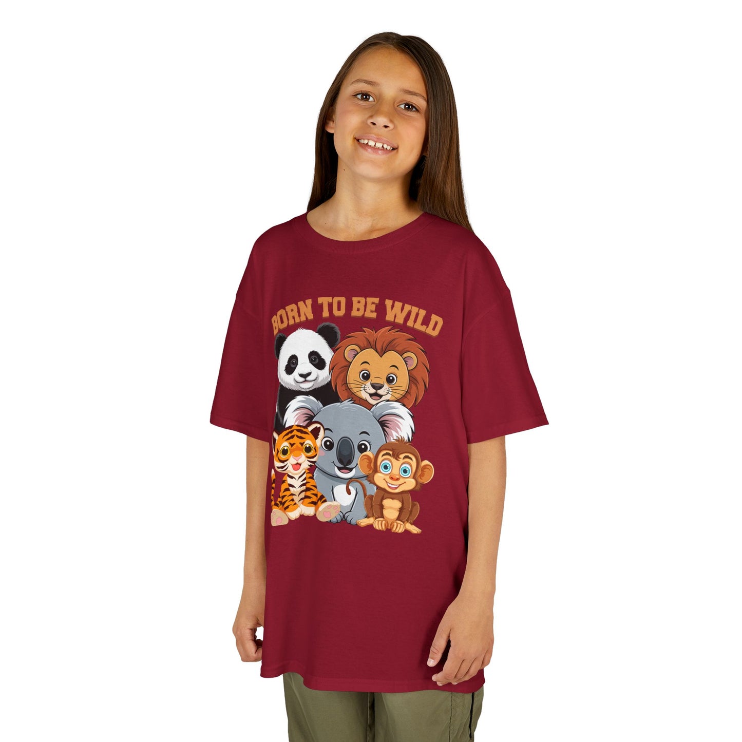 Kids' Born to Be Wild Animal Friends T-Shirt - 18 colors