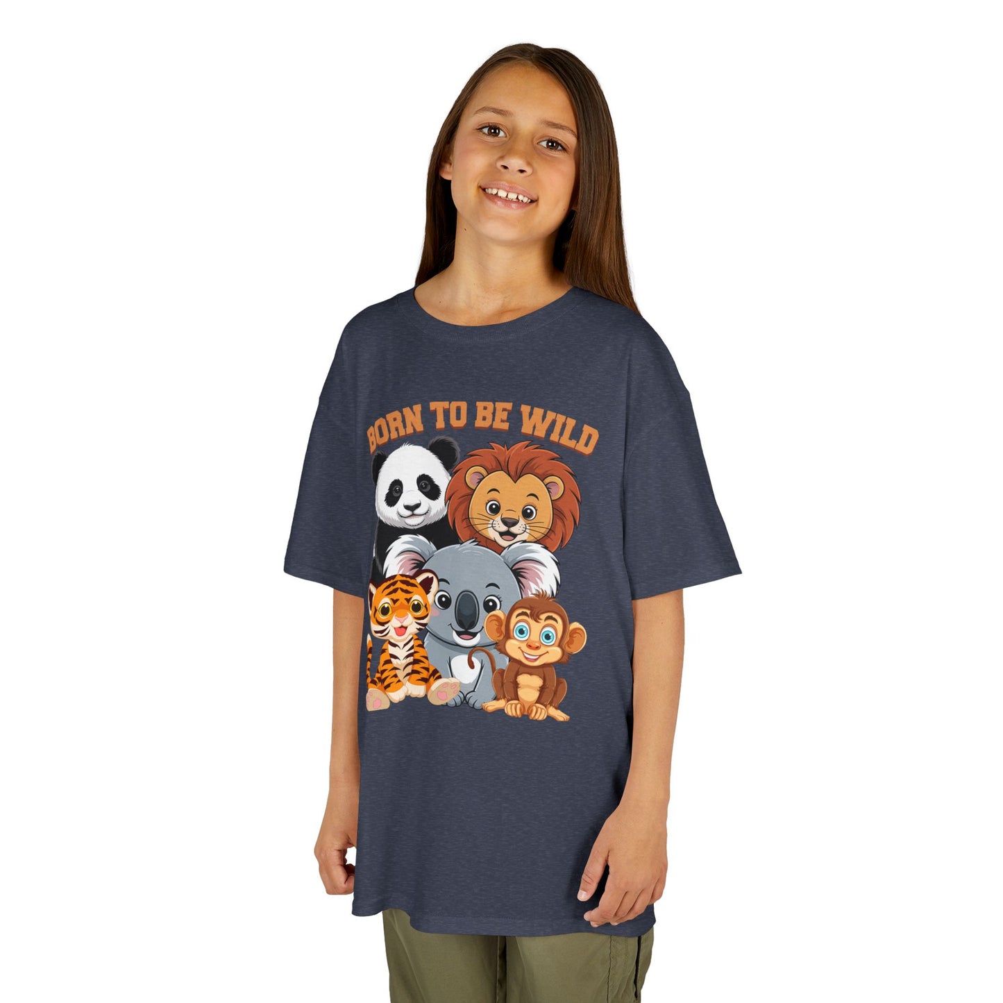 Kids' Born to Be Wild Animal Friends T-Shirt - 18 colors