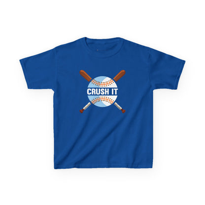 Kids' Crush It Baseball T-Shirt - 8 colors