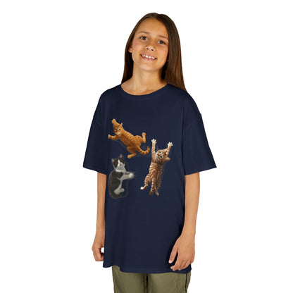 Kids' Clinging Kittens T-Shirt - 14 colors