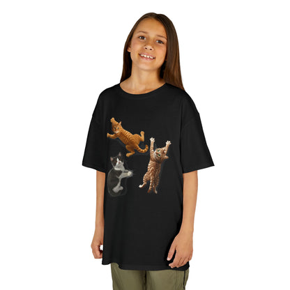 Kids' Clinging Kittens T-Shirt - 14 colors
