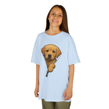 Kids' Peeking Puppy T-shirt - 15 colors